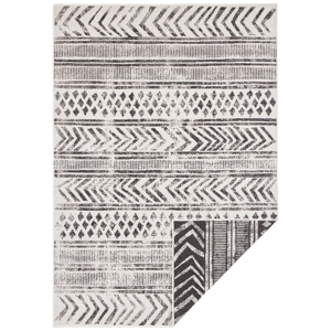 Čierno-krémový vonkajší koberec NORTHRUGS Biri, 160 x 230 cm