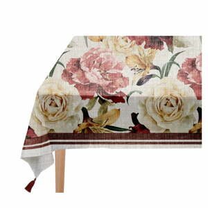 Obrus Linen Couture Roses, 140 x 140 cm