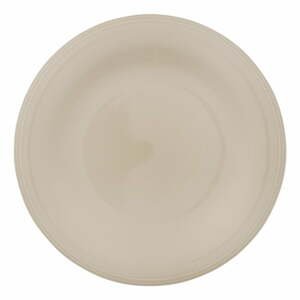 Bielo-béžový porcelánový tanier Like by Villeroy & Boch, 28,5 cm