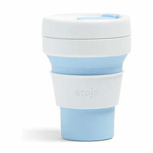 Bielo-modrý skladací hrnček Stojo Pocket Cup Sky, 355 ml