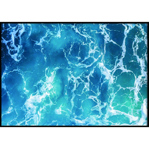 Nástenný plagát v ráme OCEAN/BLUE, 70 x 100 cm