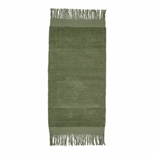 Zelený bavlnený koberec Bloomingville Grass, 60 x 135 cm
