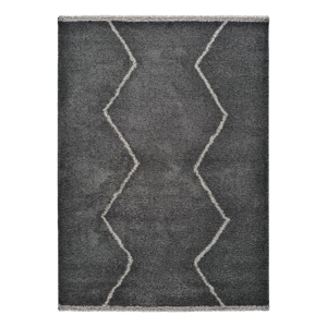 Čierny koberec Universal Kasbah Sharp, 80 x 150 cm