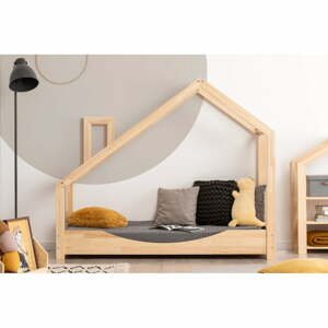 Domčeková posteľ z borovicového dreva Adeko Luna Elma, 70 x 160 cm