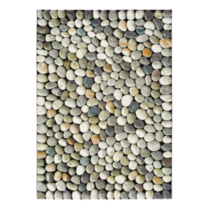 Sivý koberec Universal Sandra Stones, 80 x 150 cm