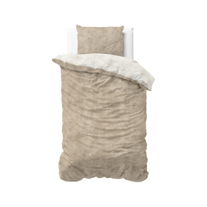 Flanelové obliečky na jednolôžko Sleeptime Washed Cotton, 140 x 220 cm