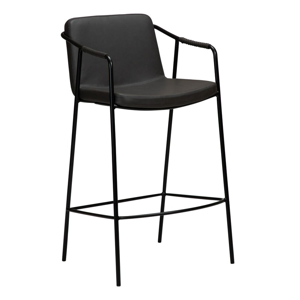 Sivá barová stolička v imitácii kože DAN-FORM Denmark Boto