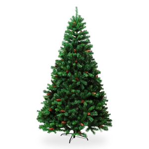 Umelá vianočná borovica so šiškami, výška 1,8 m