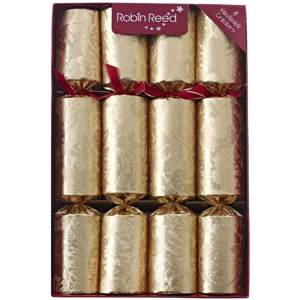 Vianočné crackery v súprave 8 ks Decadence Gold - Robin Reed