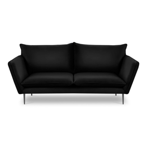 Čierna zamatová pohovka Mazzini Sofas Acacia, dĺžka 205 cm