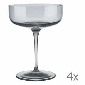 Súprava 4 sivých pohárov na šampanské Blomus Fuum