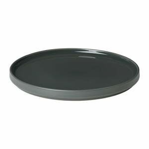 Čierny keramický dezertný tanier Blomus Pilar