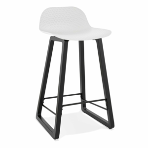 Biela barová stolička Kokoon Miky, výška sedu 69 cm