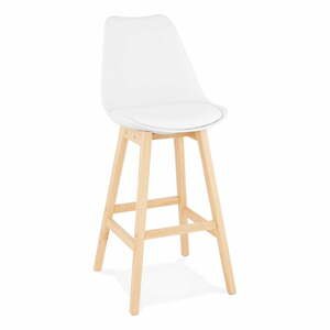 Biela barová stolička Kokoon April, výška sedu 75 cm