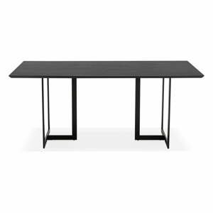 Čierny jedálenský stôl Kokoon Dorr, 180 x 90 cm