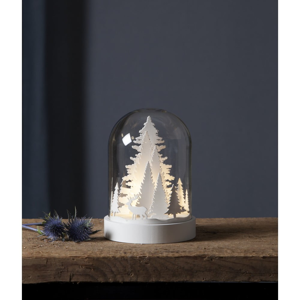 LED svetelná dekorácia Best Season kupolu Tree, výška 17,5 cm