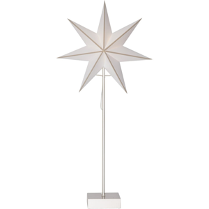 Biela svetelná dekorácia Best Season Astro, výška 74 cm