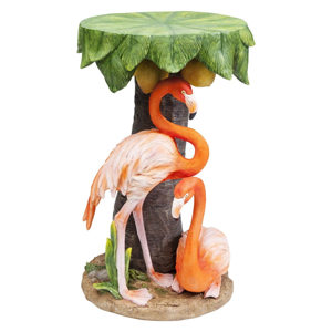 Dizajnový odkladací stolík Kare Design Animal Flamingo, ø 36 cm