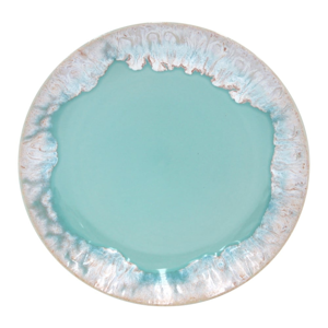 Tyrkysový kameninový dezertný tanier Casafina Taormina, ⌀ 17 cm