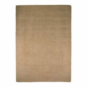 Hnedý vlnený koberec Flair Rugs Siena, 160 x 230 cm