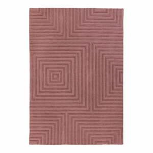 Fialový vlnený koberec Flair Rugs Estela, 120 x 170 cm