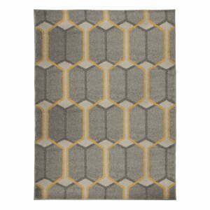 Sivý koberec Flair Rugs Urban Trellis, 100 x 150 cm