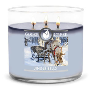Vonná sviečka v sklenenej dóze Goose Creek Jingle Bells, 35 hodín horenia