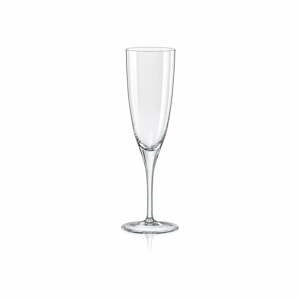 Súprava 6 pohárov na šampanské Crystalex Kate, 220 ml