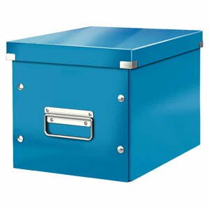 Modrá úložná škatuľa Leitz Office, dĺžka 26 cm