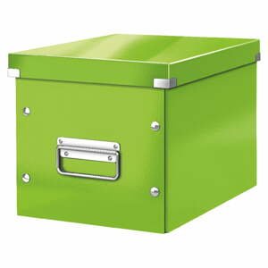 Zelená úložná škatuľa Leitz Office, dĺžka 26 cm