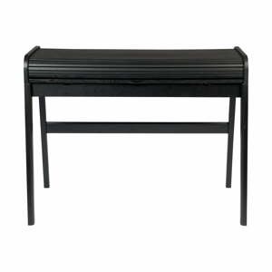 Čierny písací stôl s výsuvnou doskou Zuiver Barbier, dĺžka 110 cm