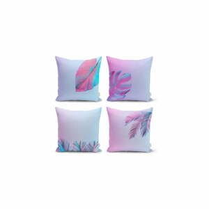 Súprava 4 dekoratívnych obliečok na vankúše Minimalist Cushion Covers Neon Lover, 45 x 45 cm