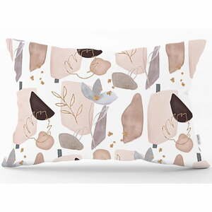 Obliečka na vankúš Minimalist Cushion Covers Soft Color Leaves, 35 x 55 cm