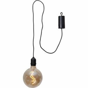 Hnedá vonkajšia svetelná LED dekorácia Best Season Glassball, dĺžka 1 m