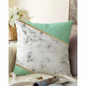 Obliečka na vankúš s prímesou bavlny Minimalist Cushion Covers Light Marble, 55 x 55 cm