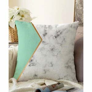 Obliečka na vankúš s prímesou bavlny Minimalist Cushion Covers Marble, 55 x 55 cm