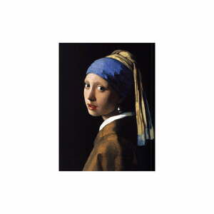 Reprodukcia obrazu Johannes Vermeer - Girl with a Pearl Earring, 70 x 50 cm