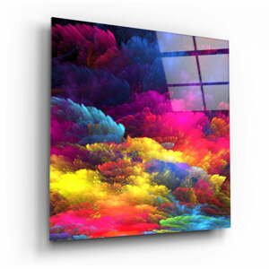 Sklenený obraz Insigne Color Burst, 100 x 100 cm