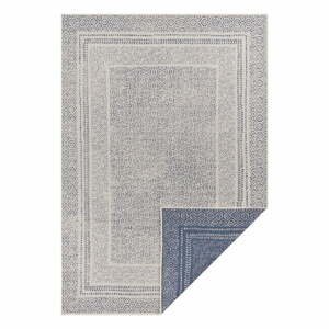 Modro-biely vonkajší koberec Ragami Berlin, 200 x 1290 cm