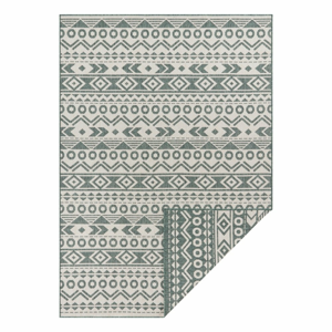 Zeleno-biely vonkajší koberec Ragami Roma, 120 x 170 cm