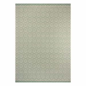 Zeleno-béžový vonkajší koberec Ragami Porto, 70 x 140 cm