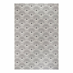 Čierno-sivý vonkajší koberec Ragami Amsterdam, 80 x 150 cm