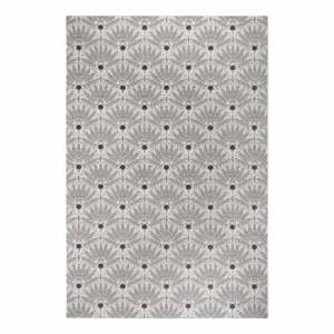 Čierno-sivý vonkajší koberec Ragami Amsterdam, 120 x 170 cm
