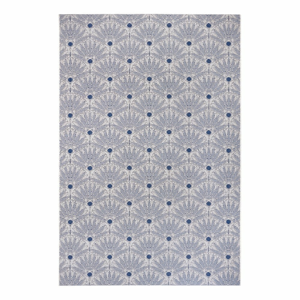 Modro-sivý vonkajší koberec Ragami Amsterdam, 160 x 230 cm