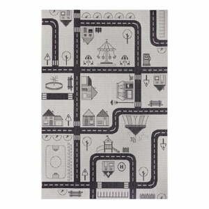 Sivý detský koberec Ragami City, 160 x 230 cm