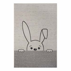 Krémovobiely detský koberec Ragami Bunny, 160 x 230 cm