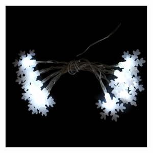 Biela svetelná LED reťaz Unimasa Estrella, 20 svetielok