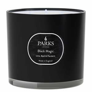 Sviečka s vôňou limetky, bazalky a mandarínky Parks Candles London Black Magic, doba horenia 56 h