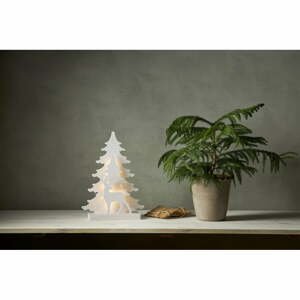 Biela vianočná svetelná LED dekorácia Star Trading Grandy, výška 41 cm