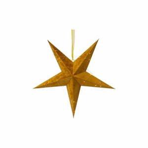 Vianočná svetelná dekorácia v zlatej farbe Star Trading Velvet